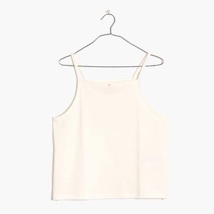 Madewell Seersucker Apron Tank